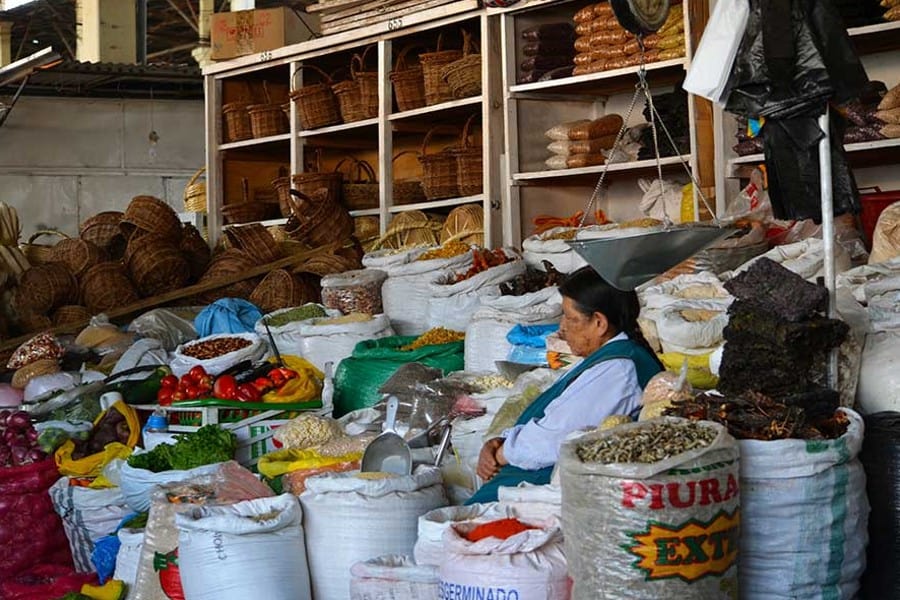 Market in Cusco, Cusco Walking Experience with Carbel Coffee