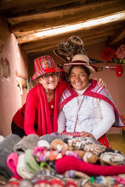 empowered Andean women, Ancient Inca-lab with Andean fingerfood and lunch