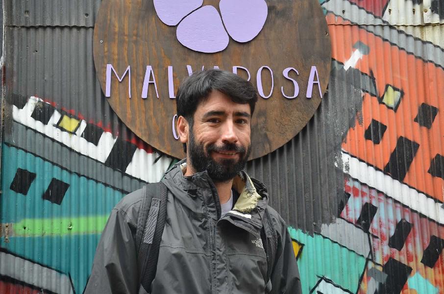 The Guide during the Valparaiso Walking Tour