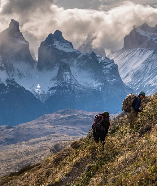 Trekking excursion at EcoCamp in Torres del Paine Patagonia