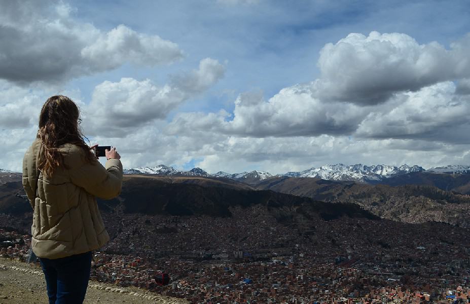 view over La Paz at your city tour