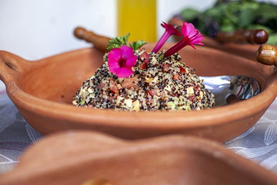 Quinoa dish, Culinary techniques of the empowerd women of the Lamay community