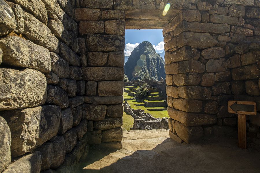 perfect view to the Mountain, visit Machu Picchu sustainably