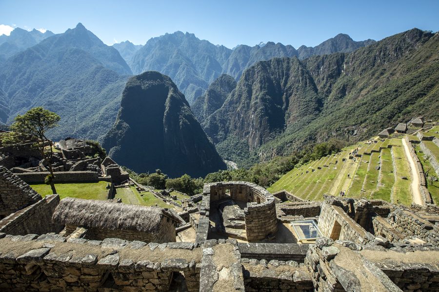 Valley view from Machu Picchu, visit Machu Picchu sustainably