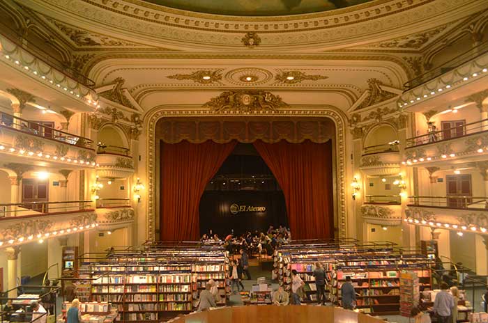 72 Hours in Buenos Aires - Main hall of El Ateneo library