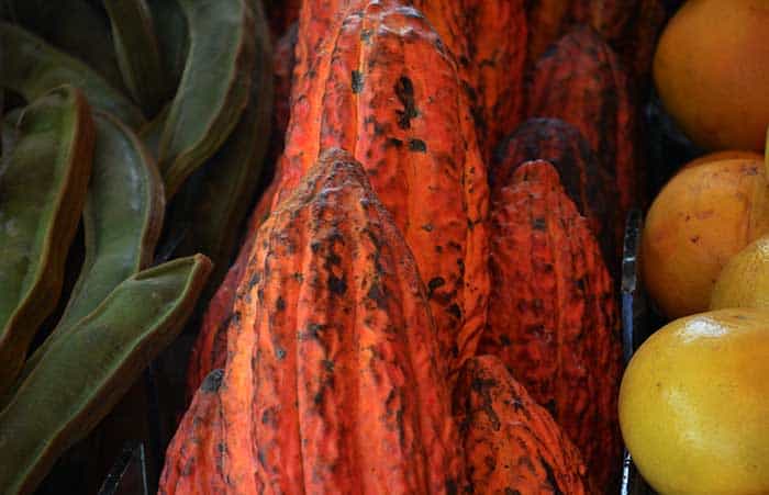 Peruvian fruits at San Isidro Market - Lima - Peru