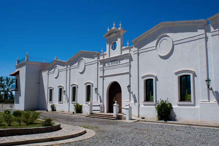 Salta Argentina - Facade Bodega El Esteco - Cafayate