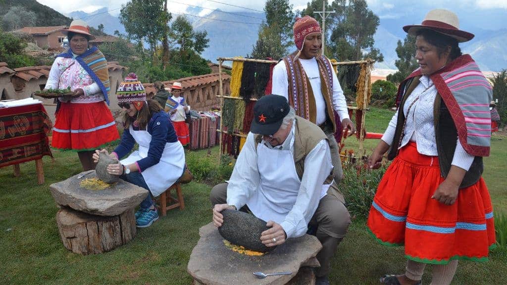 One of the activities offered by Misminay community in the Sacred Valley